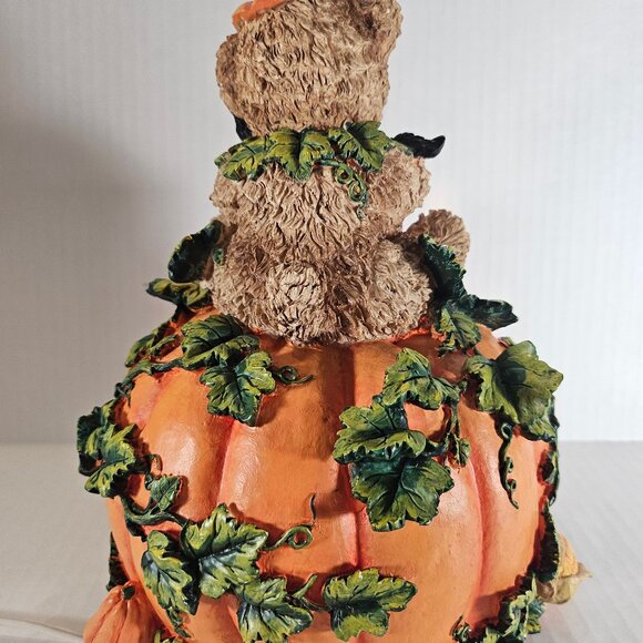 Vintage Gloria Jeans Exclusive Halloween Light Up Pumpkin With Cute Bear - Picture 5 of 12